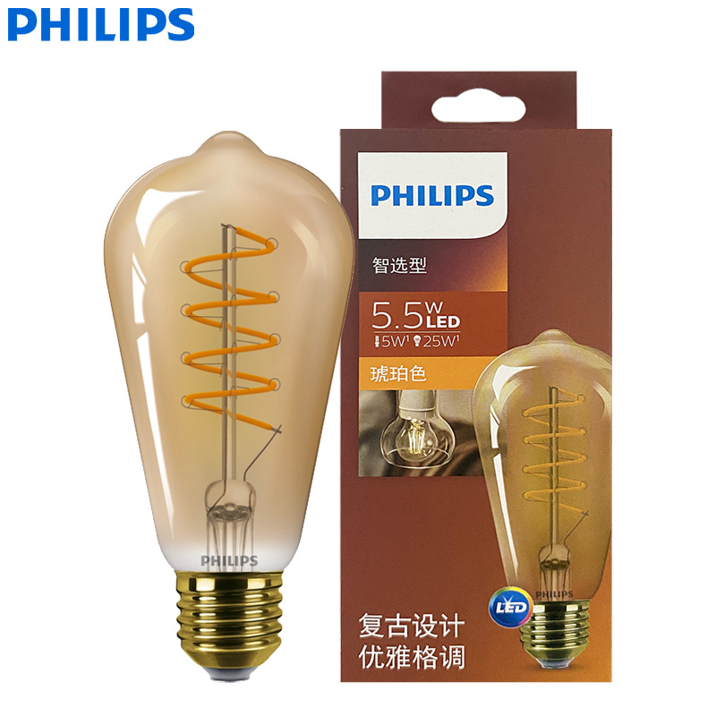 Philips Bulb Led Classic - Ampoule décorative à filament classique Philips
