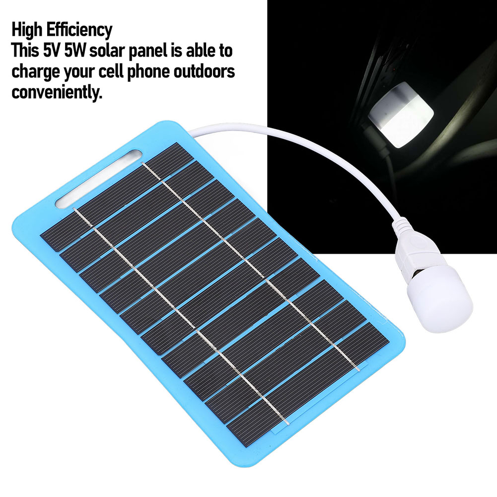 Solar Charger Panel Foldable - Panneaux solaires en silicium polycristallin 5W5V