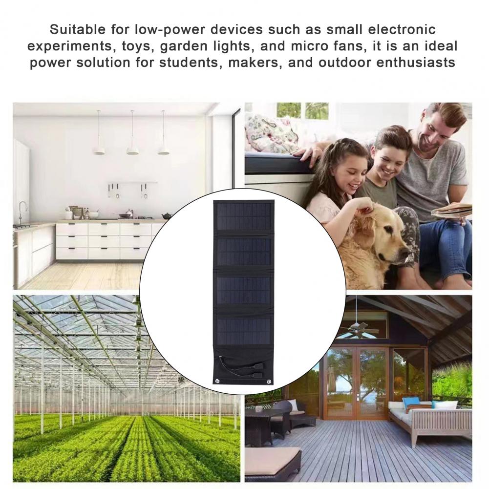 Solar Charger Panel Foldable - Panneau solaire léger pliable, chargeur solaire