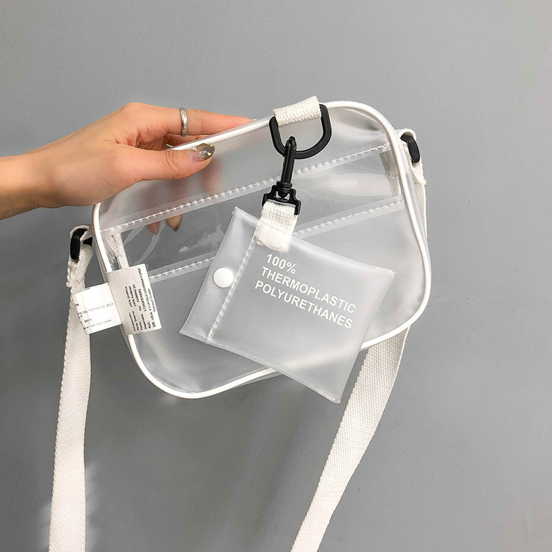 Linen Bag Bulk - Sac Transparent décontracté en PVC pour