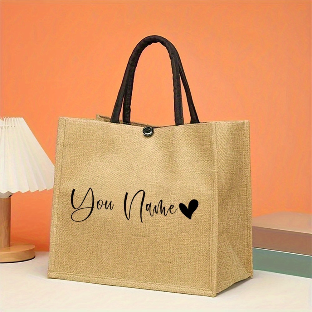 Sac fourre-tout en lin personn - Linen Bag Bulk avis et prix