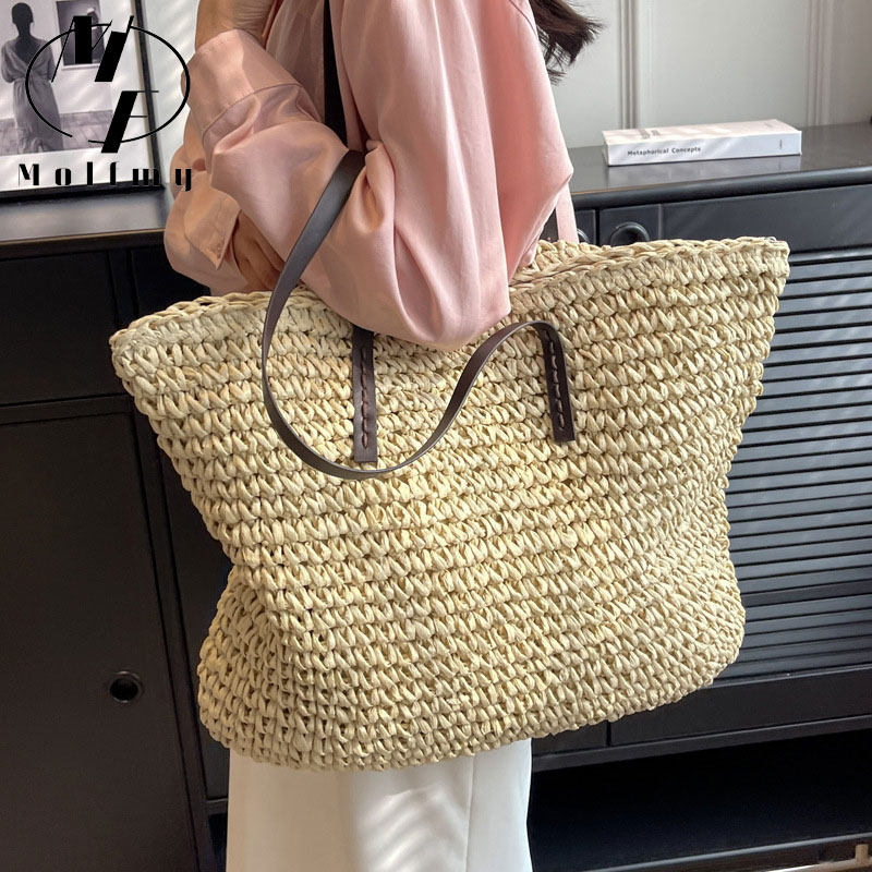 Sacs fourre-tout en paille tis - Linen Bag Bulk avis et prix