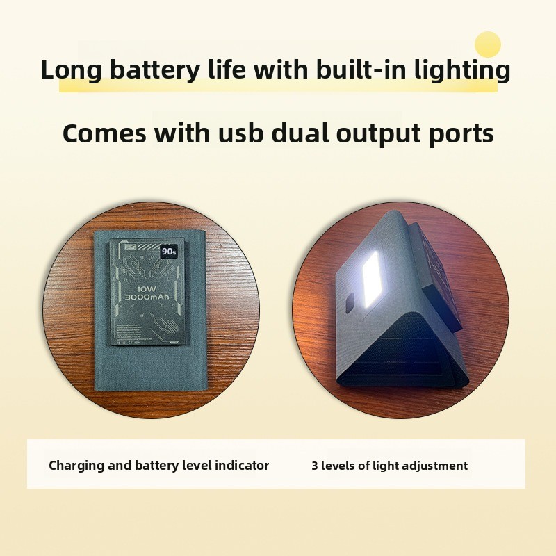Chargeur solaire pliable, batt - Solar Charger Panel Foldable avis et prix