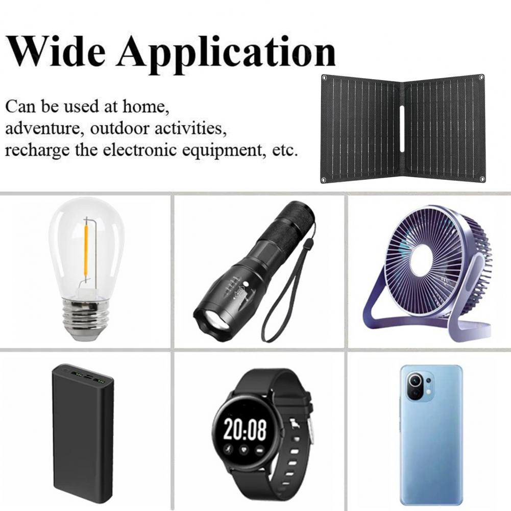 Panneau solaire ultra-fin, cha - Solar Charger Panel Foldable avis et prix