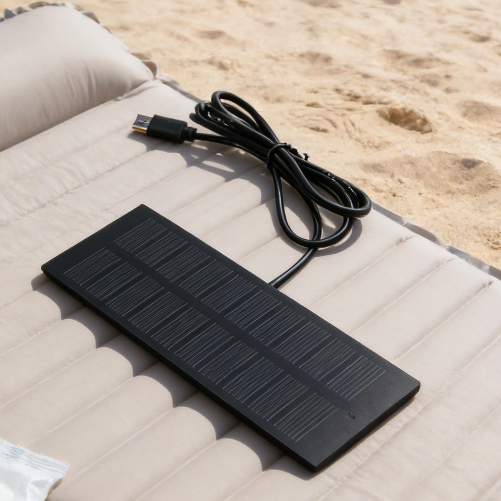 Chargeur solaire 5W 5V avec so - Solar Charger Panel Foldable avis et prix