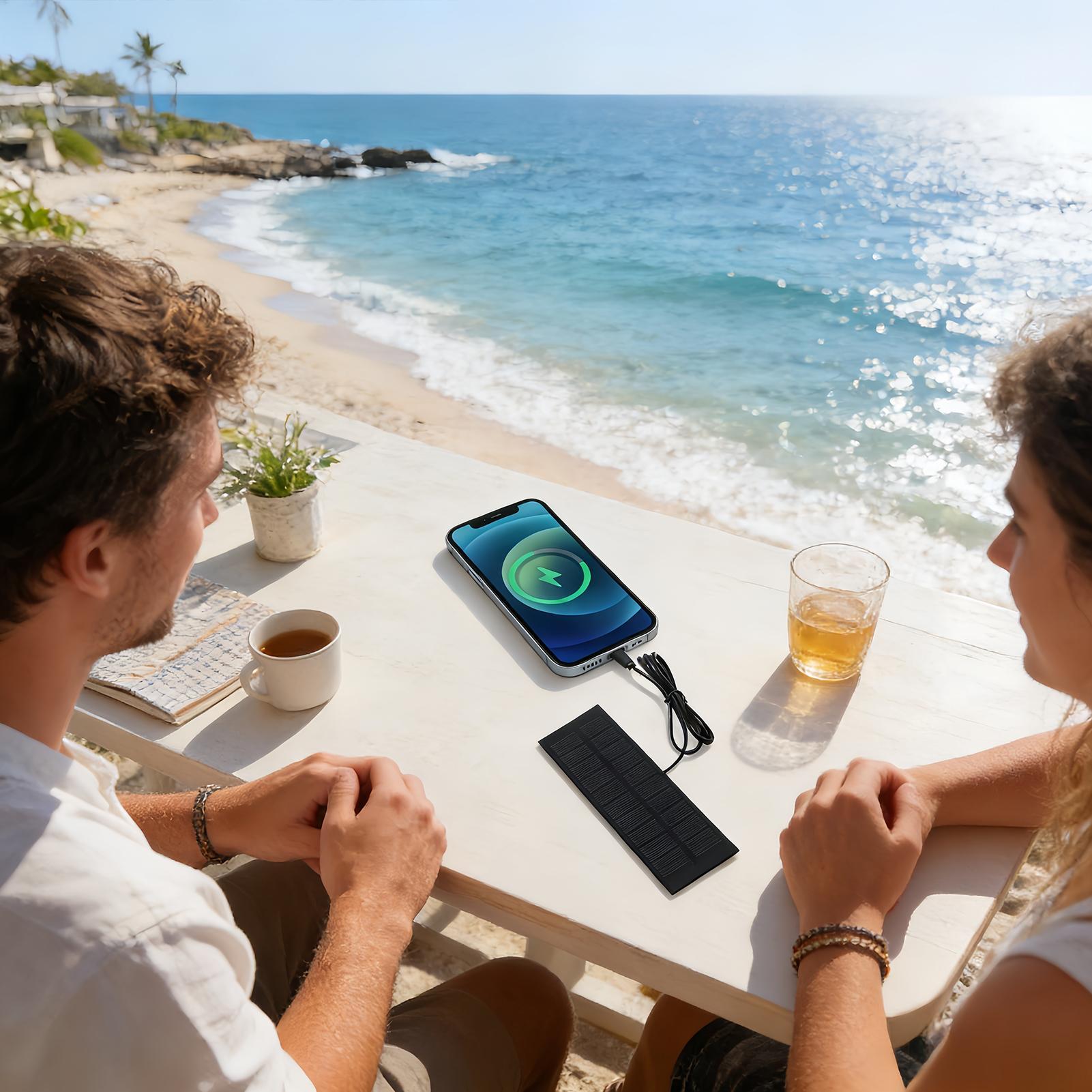 Chargeur solaire 5W 5V avec so - Solar Charger Panel Foldable avis et prix