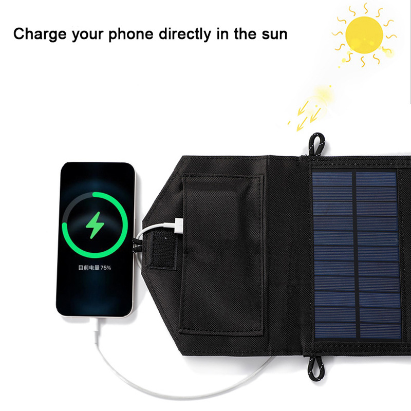 Chargeur solaire USB pliable p - Solar Charger Panel Foldable avis et prix