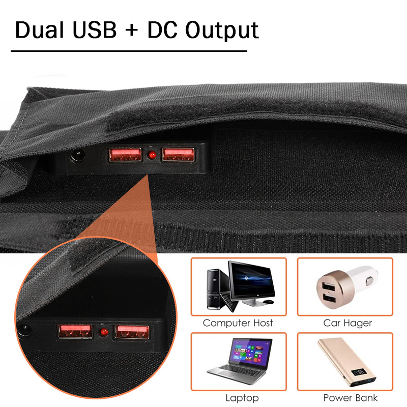 Chargeur solaire USB pliable p - Solar Charger Panel Foldable avis et prix