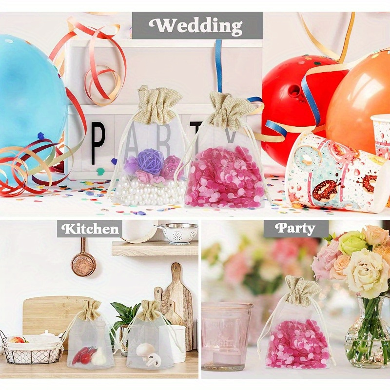 Sacs de rangement en organza e - Linen Bag Bulk avis et prix