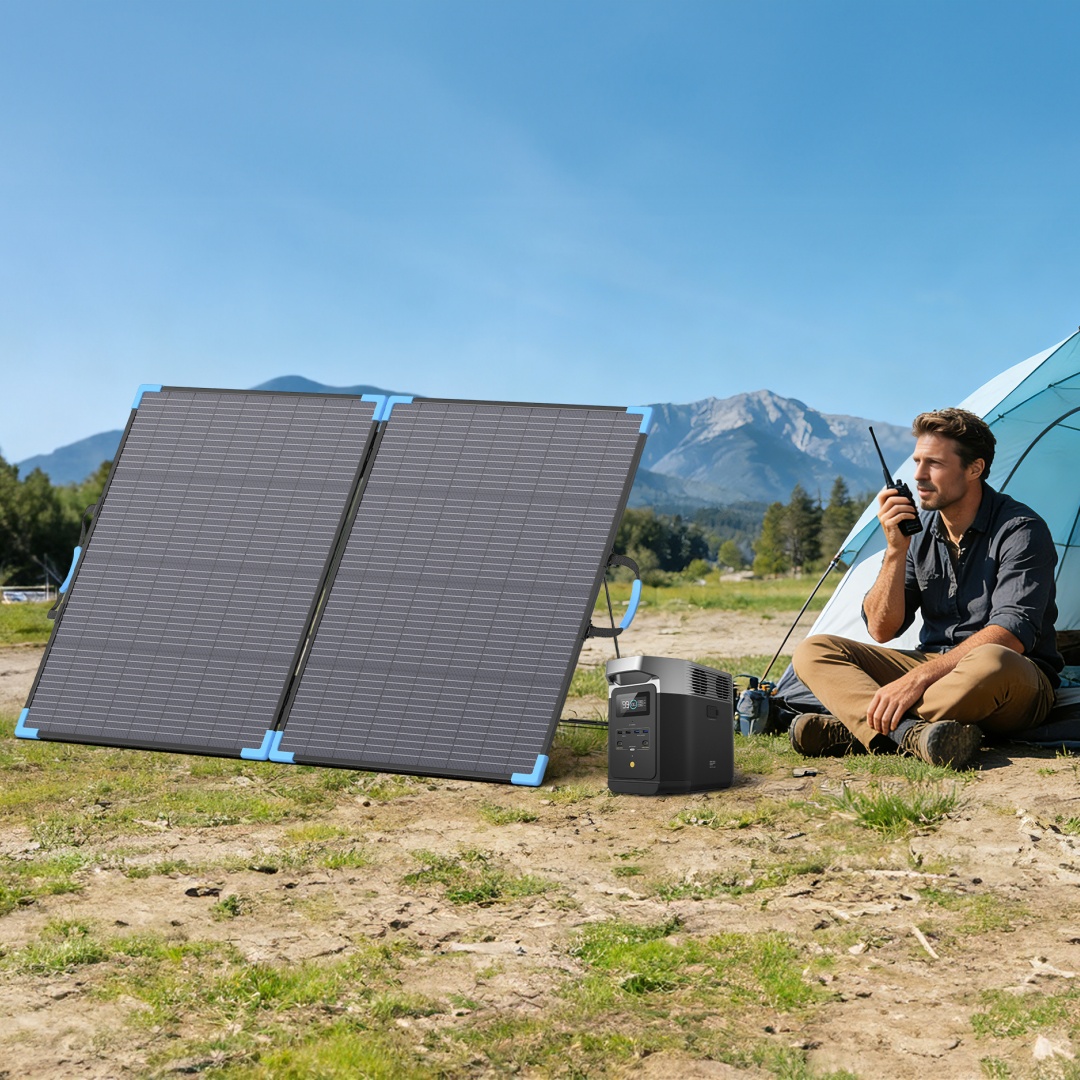 E-POWO Panneau solaire bifacia - Solar Charger Panel Foldable avis et prix