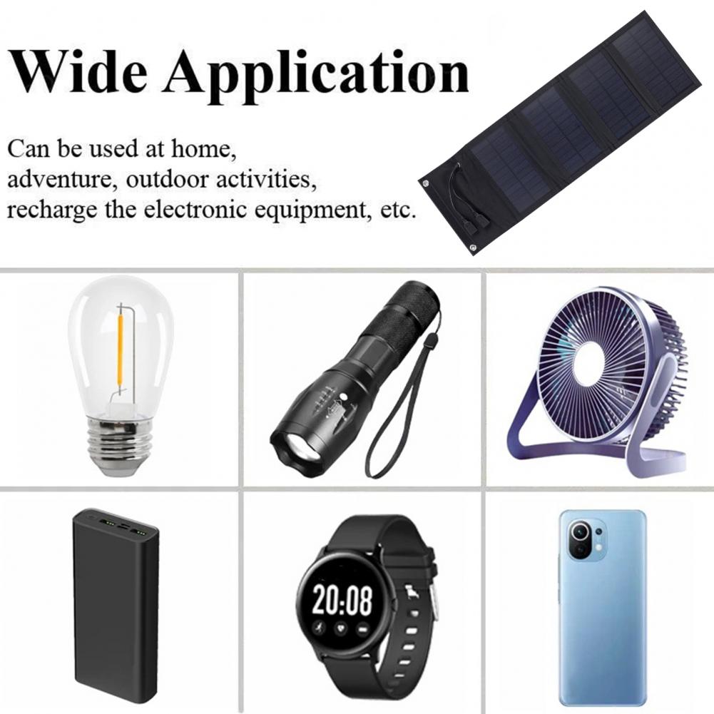 Panneau solaire léger pliable, - Solar Charger Panel Foldable avis et prix