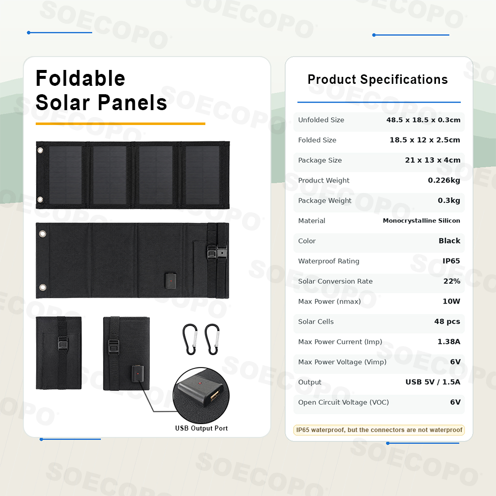 Panneau solaire pliable 20W, c - Solar Charger Panel Foldable avis et prix